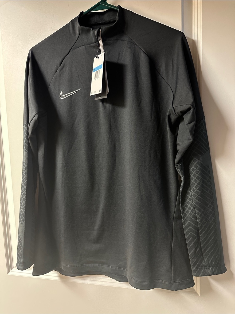 Nike Black Long-Sleeve 1/4 Zip Training Top